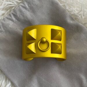 Hermes Aluminum Collier De Chein Sunset Cuff Bracelet